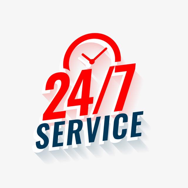 24/7 emergency service